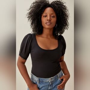 Reformation Jeans Frances Knit Top in *Cream*